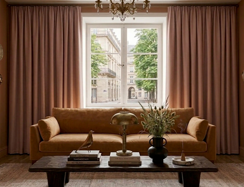 Mocha Brown Curtains