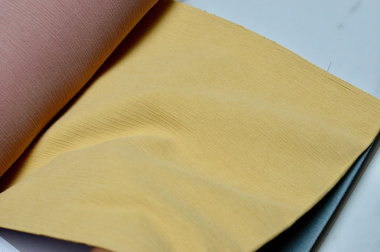 Mango yellow curtain with stripe pattern